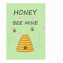 Bee Mine Valentines Day Small Garden Flag (two Sides) by Valentinaart