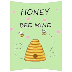 Bee Mine Valentines Day Back Support Cushion by Valentinaart