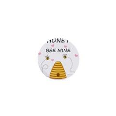 Bee Mine Valentines Day 1  Mini Buttons by Valentinaart