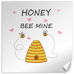 Bee Mine Valentines Day Canvas 12  X 12   by Valentinaart