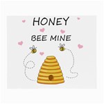 Bee mine Valentines day Small Glasses Cloth (2-Side) Front