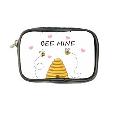 Bee Mine Valentines Day Coin Purse by Valentinaart