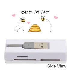 Bee Mine Valentines Day Memory Card Reader (stick)  by Valentinaart