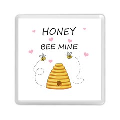 Bee Mine Valentines Day Memory Card Reader (square)  by Valentinaart