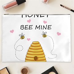 Bee Mine Valentines Day Cosmetic Bag (xxl)  by Valentinaart