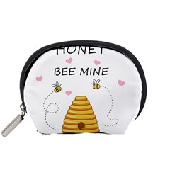 Bee Mine Valentines Day Accessory Pouches (small) 