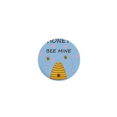 Bee Mine Valentines Day 1  Mini Magnets by Valentinaart