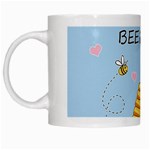 Bee mine Valentines day White Mugs Left