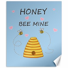 Bee Mine Valentines Day Canvas 8  X 10  by Valentinaart