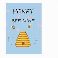 Bee Mine Valentines Day Large Garden Flag (two Sides) by Valentinaart