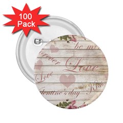 Vintage chihuahua - Valentines day 2.25  Buttons (100 pack) 