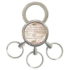 Vintage chihuahua - Valentines day 3-Ring Key Chains