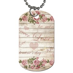 Vintage chihuahua - Valentines day Dog Tag (Two Sides)