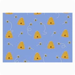 Bee Pattern Large Glasses Cloth (2-side) by Valentinaart