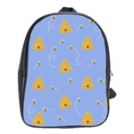 Bee pattern School Bag (Large) Front