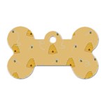 Bee pattern Dog Tag Bone (One Side) Front