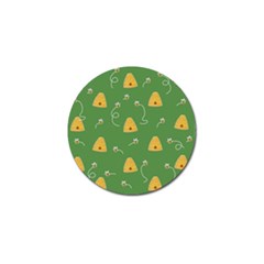 Bee Pattern Golf Ball Marker by Valentinaart