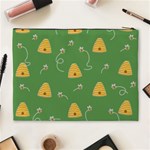 Bee pattern Cosmetic Bag (XL) Back