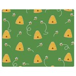 Bee pattern Double Sided Flano Blanket (Medium)  60 x50  Blanket Front