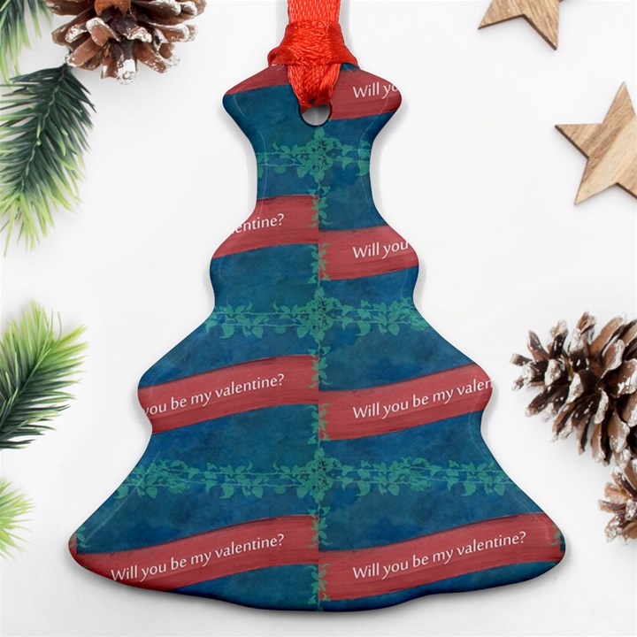 Valentine Day Pattern Ornament (Christmas Tree) 