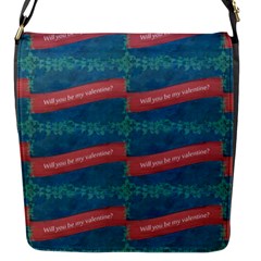 Valentine Day Pattern Flap Messenger Bag (s) by dflcprints