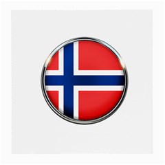 Norway Country Nation Blue Symbol Medium Glasses Cloth by Nexatart