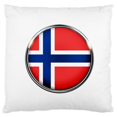 Norway Country Nation Blue Symbol Standard Flano Cushion Case (two Sides) by Nexatart