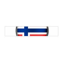 Norway Country Nation Blue Symbol Flano Scarf (mini) by Nexatart