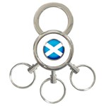 Scotland Nation Country Nationality 3-Ring Key Chains Front