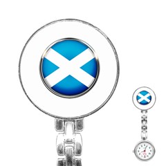 Scotland Nation Country Nationality Stainless Steel Nurses Watch by Nexatart