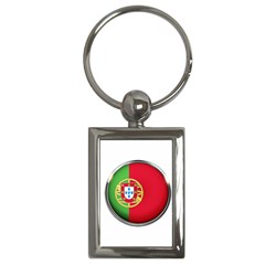 Portugal Flag Country Nation Key Chains (rectangle)  by Nexatart