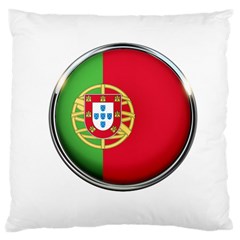 Portugal Flag Country Nation Large Cushion Case (one Side) by Nexatart