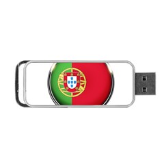 Portugal Flag Country Nation Portable Usb Flash (one Side) by Nexatart