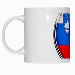 Slovenia Flag Mountains Country White Mugs by Nexatart