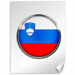 Slovenia Flag Mountains Country Canvas 36  X 48   by Nexatart