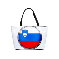 Slovenia Flag Mountains Country Shoulder Handbags by Nexatart