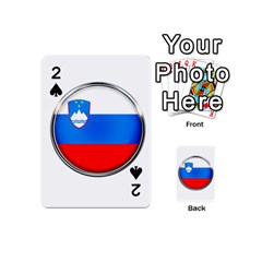 Slovenia Flag Mountains Country Playing Cards 54 (mini)  by Nexatart