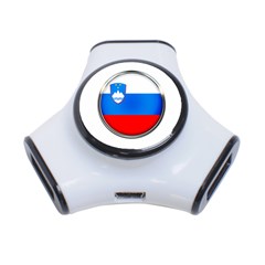 Slovenia Flag Mountains Country 3-port Usb Hub by Nexatart