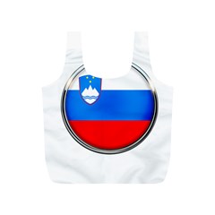 Slovenia Flag Mountains Country Full Print Recycle Bags (s)  by Nexatart