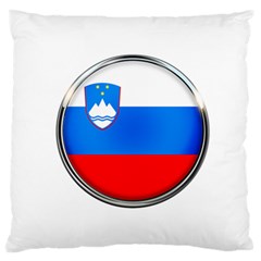 Slovenia Flag Mountains Country Standard Flano Cushion Case (one Side) by Nexatart