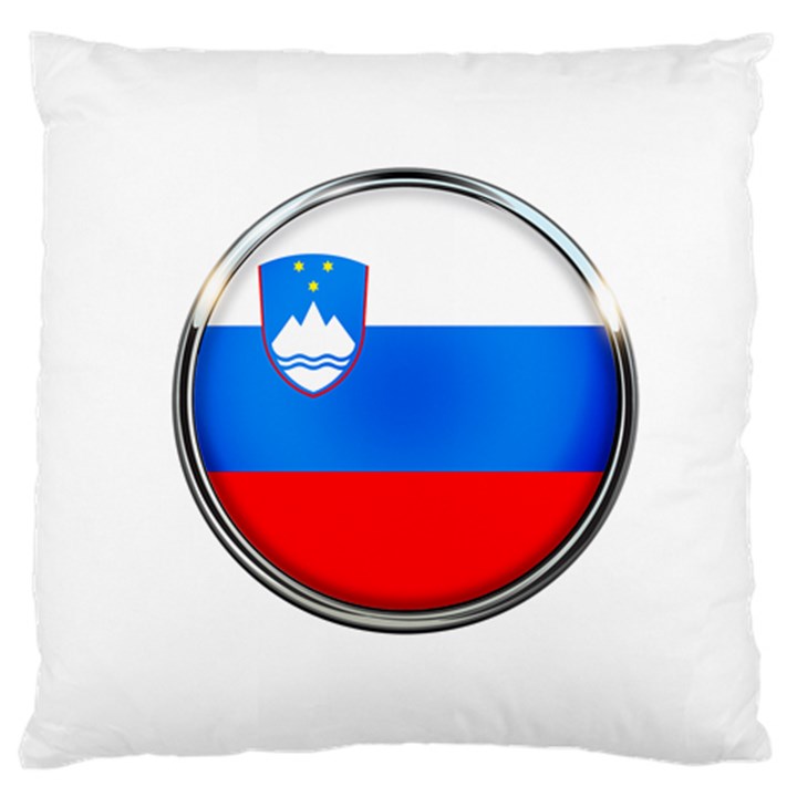 Slovenia Flag Mountains Country Standard Flano Cushion Case (One Side)