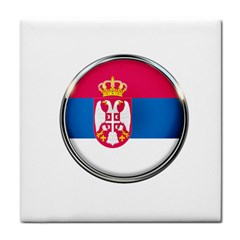 Serbia Flag Icon Europe National Tile Coasters by Nexatart