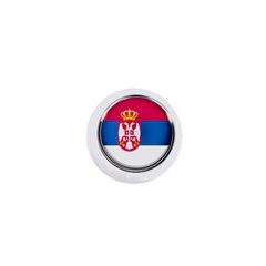 Serbia Flag Icon Europe National 1  Mini Buttons by Nexatart