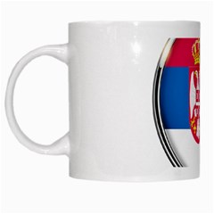 Serbia Flag Icon Europe National White Mugs by Nexatart