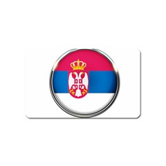 Serbia Flag Icon Europe National Magnet (name Card) by Nexatart