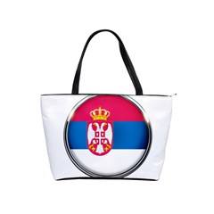 Serbia Flag Icon Europe National Shoulder Handbags by Nexatart