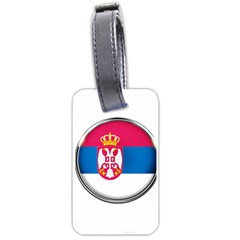 Serbia Flag Icon Europe National Luggage Tags (one Side)  by Nexatart