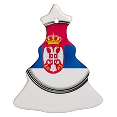 Serbia Flag Icon Europe National Ornament (christmas Tree)  by Nexatart