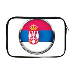 Serbia Flag Icon Europe National Apple Macbook Pro 17  Zipper Case by Nexatart