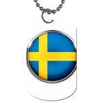 Sweden Flag Country Countries Dog Tag (Two Sides) Front